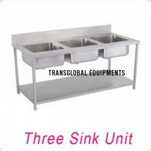 Three Sink Unit